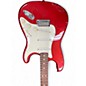 Used Fender Standard Stratocaster Candy Apple Red Metallic Solid Body Electric Guitar