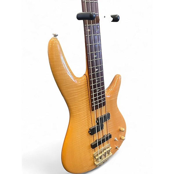 Used Ibanez SR1200 Natural Electric Bass Guitar