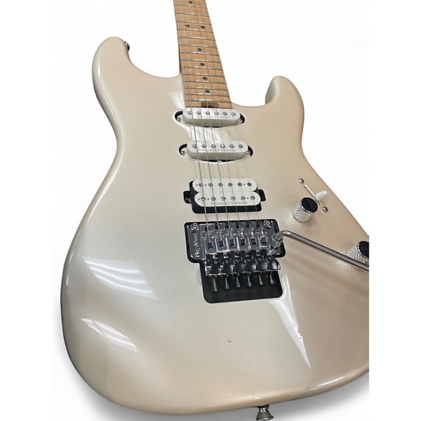Used Charvel PRO MOD SAN DIMAS FLOYD HSS Pearl White Solid Body Electric Guitar