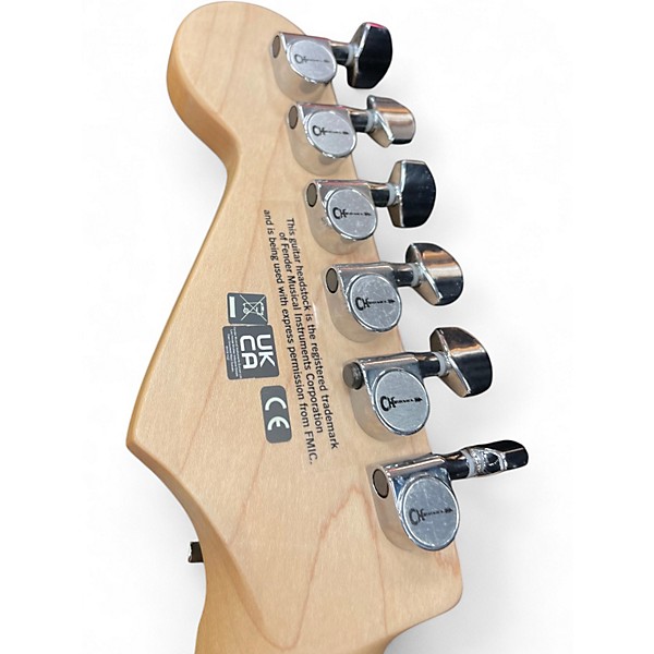 Used Charvel PRO MOD SAN DIMAS FLOYD HSS Pearl White Solid Body Electric Guitar