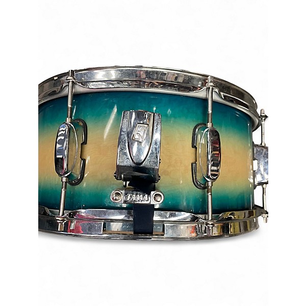 Used TAMA 14X6.5 Superstar Snare CARIBBEAN BURST Drum