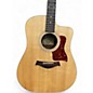 Used Taylor 210CE Natural Acoustic Electric Guitar