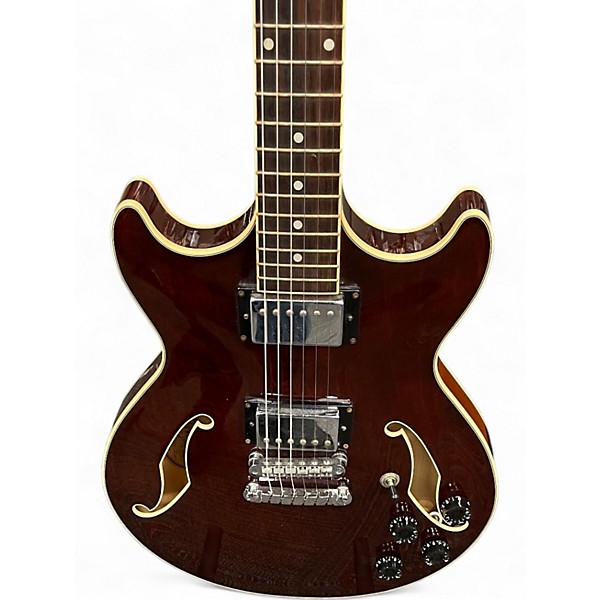 Used Ibanez AM73TBR Walnut Hollow Body Electric Guitar