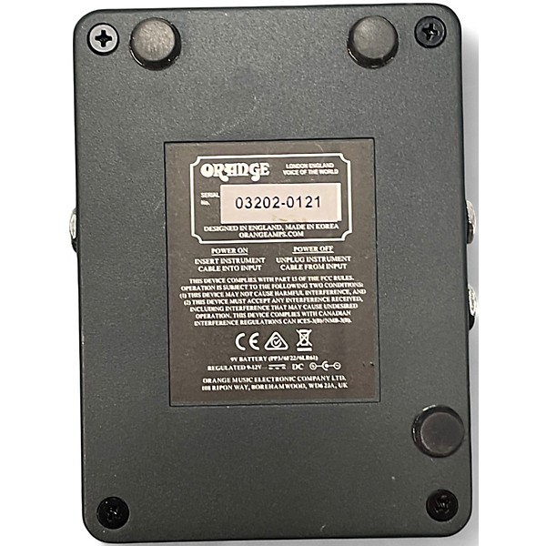 Used Orange Amplifiers THE AMP DETONATOR Pedal