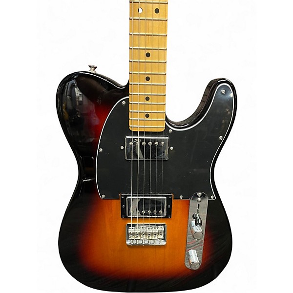 Used Fender Player II Telecaster HH Maple Fingerboard Sunburst Solid Body Electric Guitar
