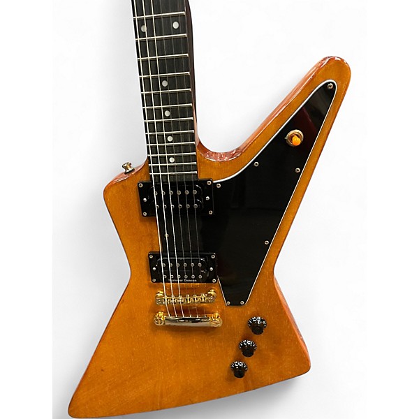 Used 2017 Epiphone Karina Explorer Natural Solid Body Electric Guitar