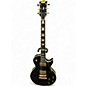 Vintage 1970s Aspen Les Paul Black and Gold Solid Body Electric Guitar thumbnail