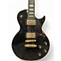 Vintage 1970s Aspen Les Paul Black and Gold Solid Body Electric Guitar