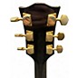 Vintage 1970s Aspen Les Paul Black and Gold Solid Body Electric Guitar