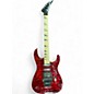 Used Jackson JS34Q Dinky Transparent Red Solid Body Electric Guitar thumbnail