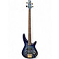 Used Ibanez SR300EDX Cosmic Blue Frozen Matte Electric Bass Guitar thumbnail