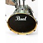 Used Pearl 5 Piece Export BRUSHED SILVER Drum Kit