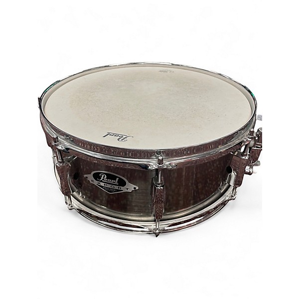 Used Pearl 5 Piece Export BRUSHED SILVER Drum Kit