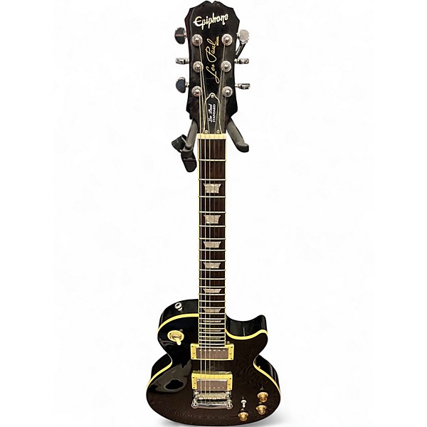 Used Epiphone Les Paul Standard Black Solid Body Electric Guitar