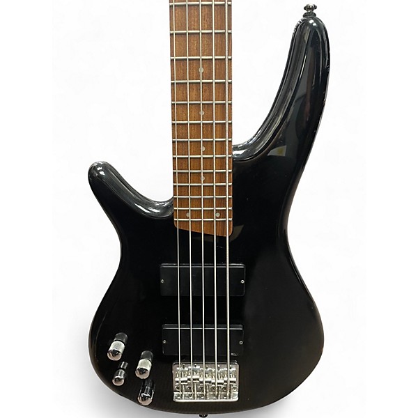 Used Ibanez SR305DX Left Handed Black Electric Bass Guitar