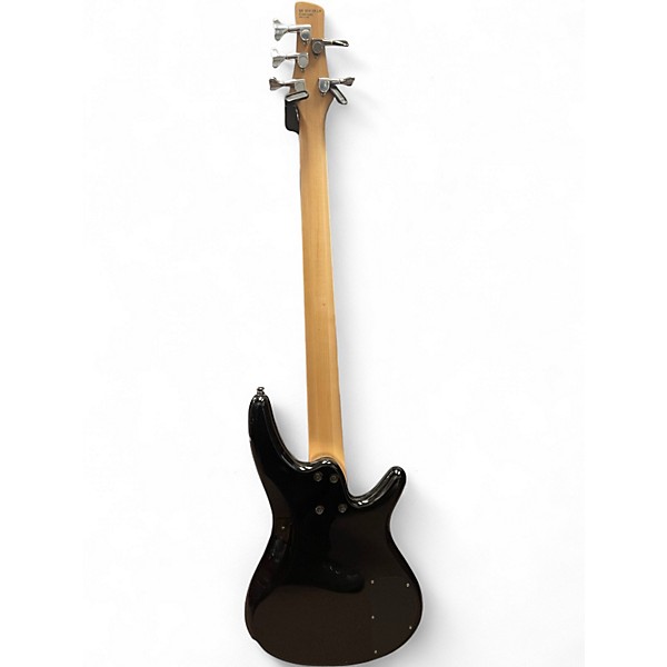 Used Ibanez SR305DX Left Handed Black Electric Bass Guitar