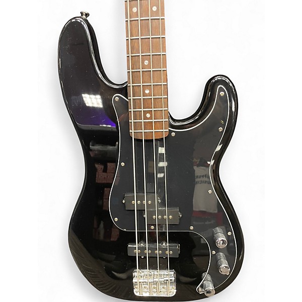 Used Squier Affinity Precision Bass Black Electric Bass Guitar