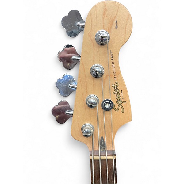 Used Squier Affinity Precision Bass Black Electric Bass Guitar