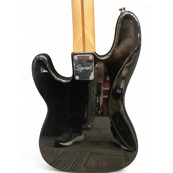 Used Squier Affinity Precision Bass Black Electric Bass Guitar