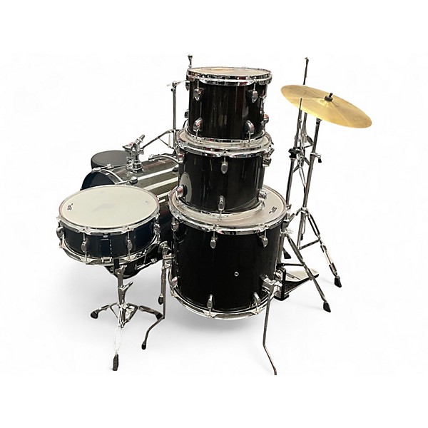 Used Sound Percussion Labs 5 Piece UNITY II Black Onyx Glitter Drum Kit