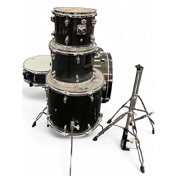 Used Sound Percussion Labs 5 Piece UNITY II Black Onyx Glitter Drum Kit