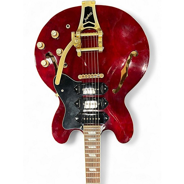 Used Epiphone Riviera P93 Heritage Cherry Hollow Body Electric Guitar