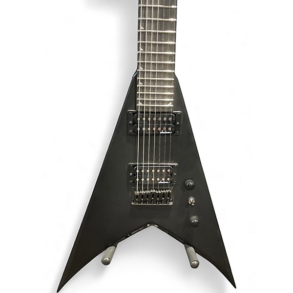 Used Jackson JS22-7 KING V Black Solid Body Electric Guitar