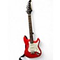 Used Silvertone SS-11/R Red Solid Body Electric Guitar thumbnail