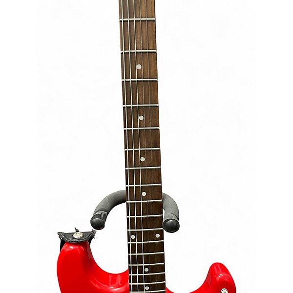 Used Silvertone SS-11/R Red Solid Body Electric Guitar