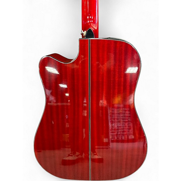 Used Takamine GD30CE Wine Red Acoustic Electric Guitar