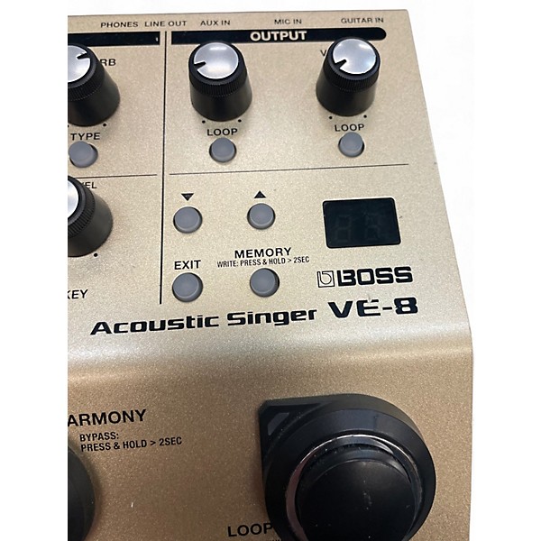 Used BOSS VE8 Acoustic Singer Effect Processor