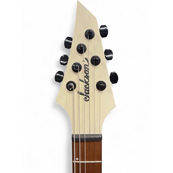 Used Jackson Pro Series Misha Mansoor Signature Juggernaut ET6 Chalk Gray Solid Body Electric Guitar