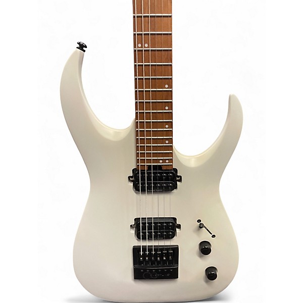 Used Jackson Pro Series Misha Mansoor Signature Juggernaut ET6 Chalk Gray Solid Body Electric Guitar