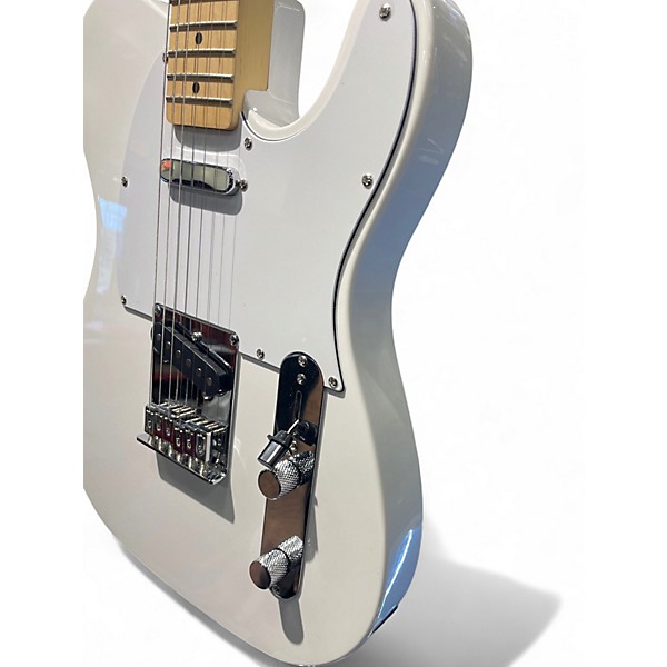 Used Squier Affinity Telecaster Alpine White Solid Body Electric Guitar