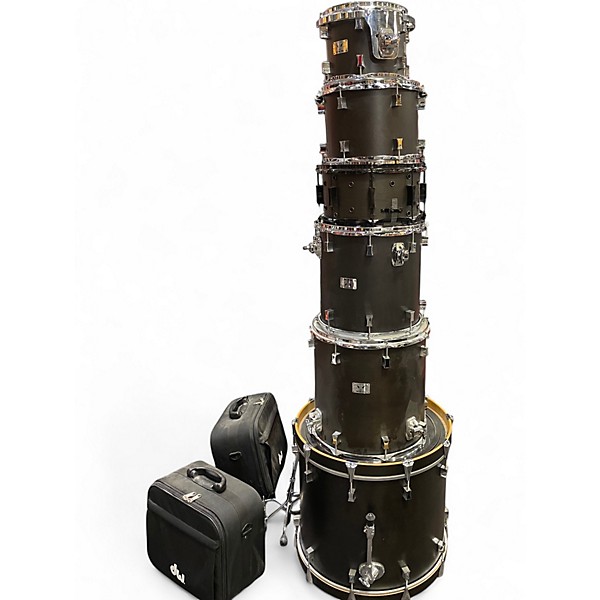Used Pork Pie 6 Piece LITTLE SQUEALER 6 PIECE KIT BLACK SATIN Drum Kit