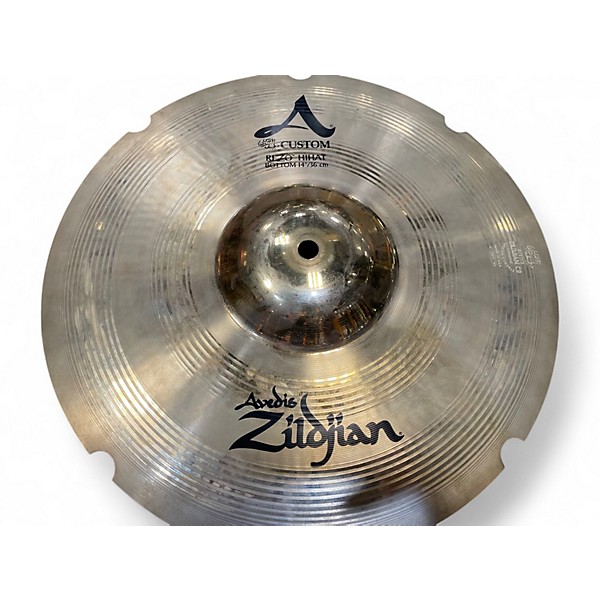 Used Zildjian 14in A Custom Rezo Hi Hat Pair Cymbal