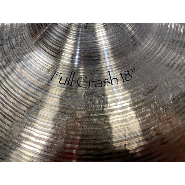 Used Paiste 18in FULL CRASH Cymbal