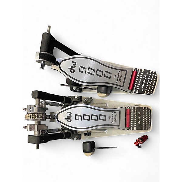 Used DW 9000 Series Double Double Bass Drum Pedal