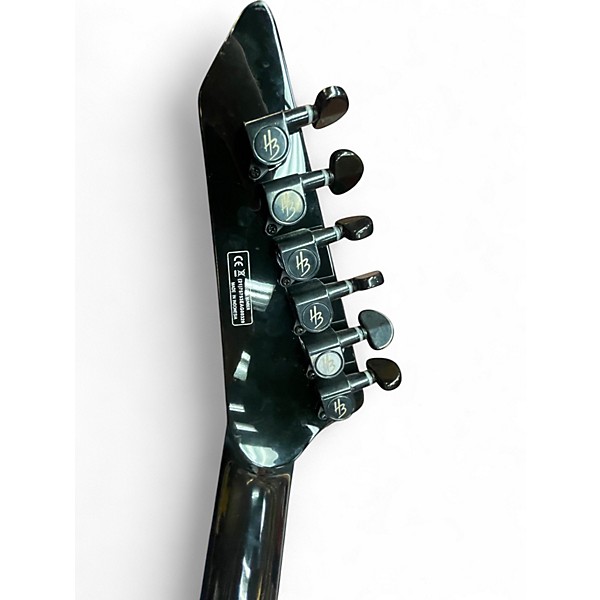 Used Harley Benton EX-84 Black Solid Body Electric Guitar