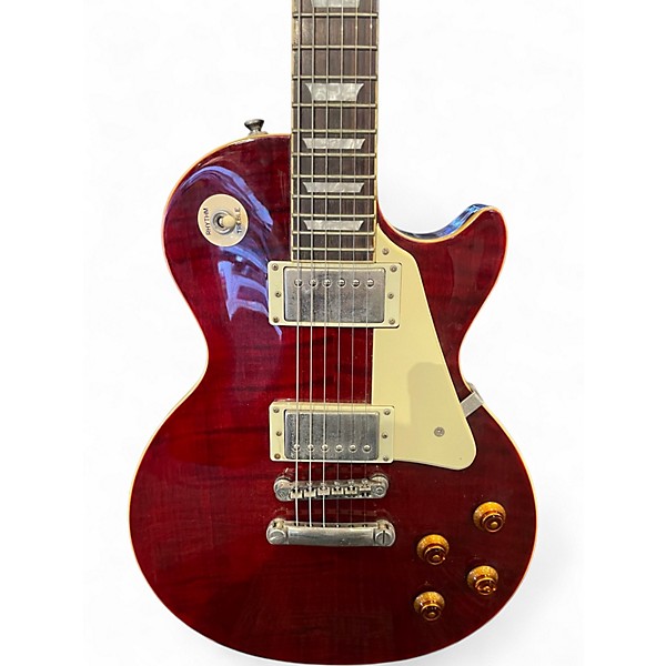 Used Epiphone Les Paul Standard Plus Pro Cherry Solid Body Electric Guitar