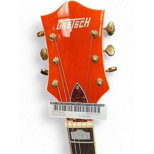 Used Gretsch Guitars G5420TG-50S Orange Hollow Body Electric Guitar
