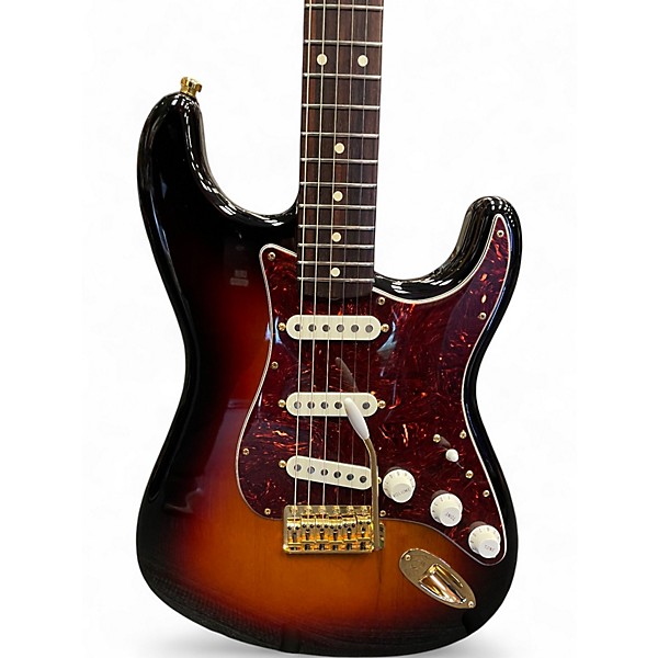 Used Fender Artist Series John Mayer Stratocaster Sunburst Solid Body Electric Guitar