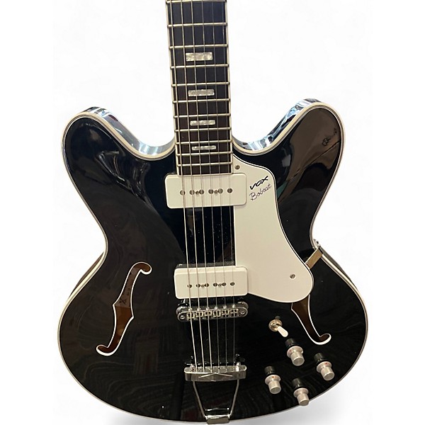 Used VOX Bobcat Black Hollow Body Electric Guitar