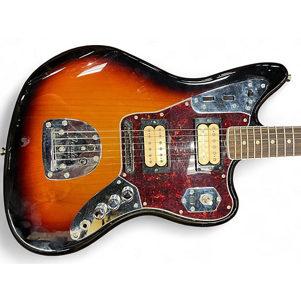 Used Fender Jaguar HH 2 Tone Sunburst Solid Body Electric Guitar