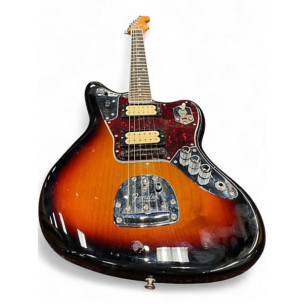 Used Fender Jaguar HH 2 Tone Sunburst Solid Body Electric Guitar