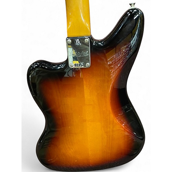 Used Fender Jaguar HH 2 Tone Sunburst Solid Body Electric Guitar