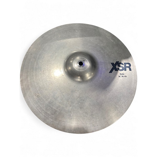 Used SABIAN 14in 14 IN XSR HI-HATS Cymbal