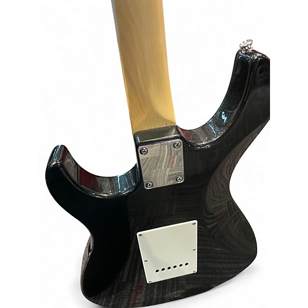 Used Yamaha EG112C 2 Tone black and white Solid Body Electric Guitar