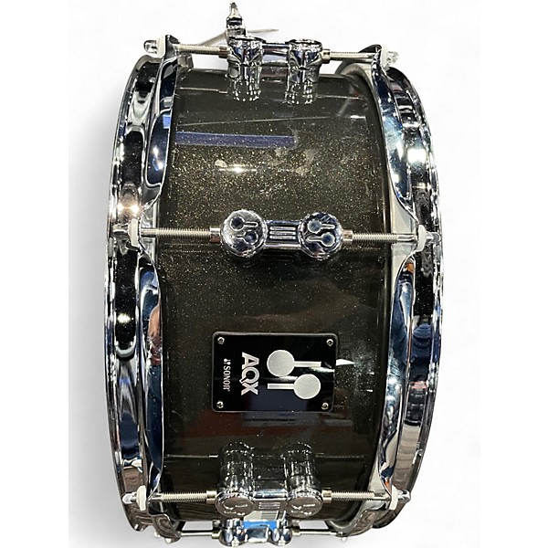 Used SONOR 13in AQX 13 INCH SNARE BLACK Drum