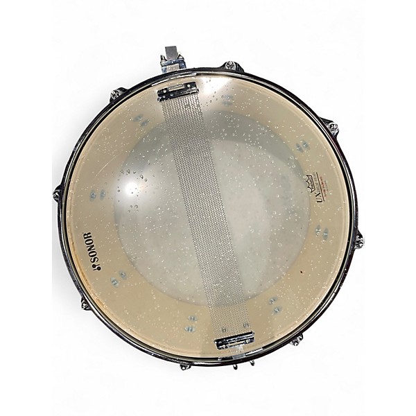 Used SONOR 13in AQX 13 INCH SNARE BLACK Drum